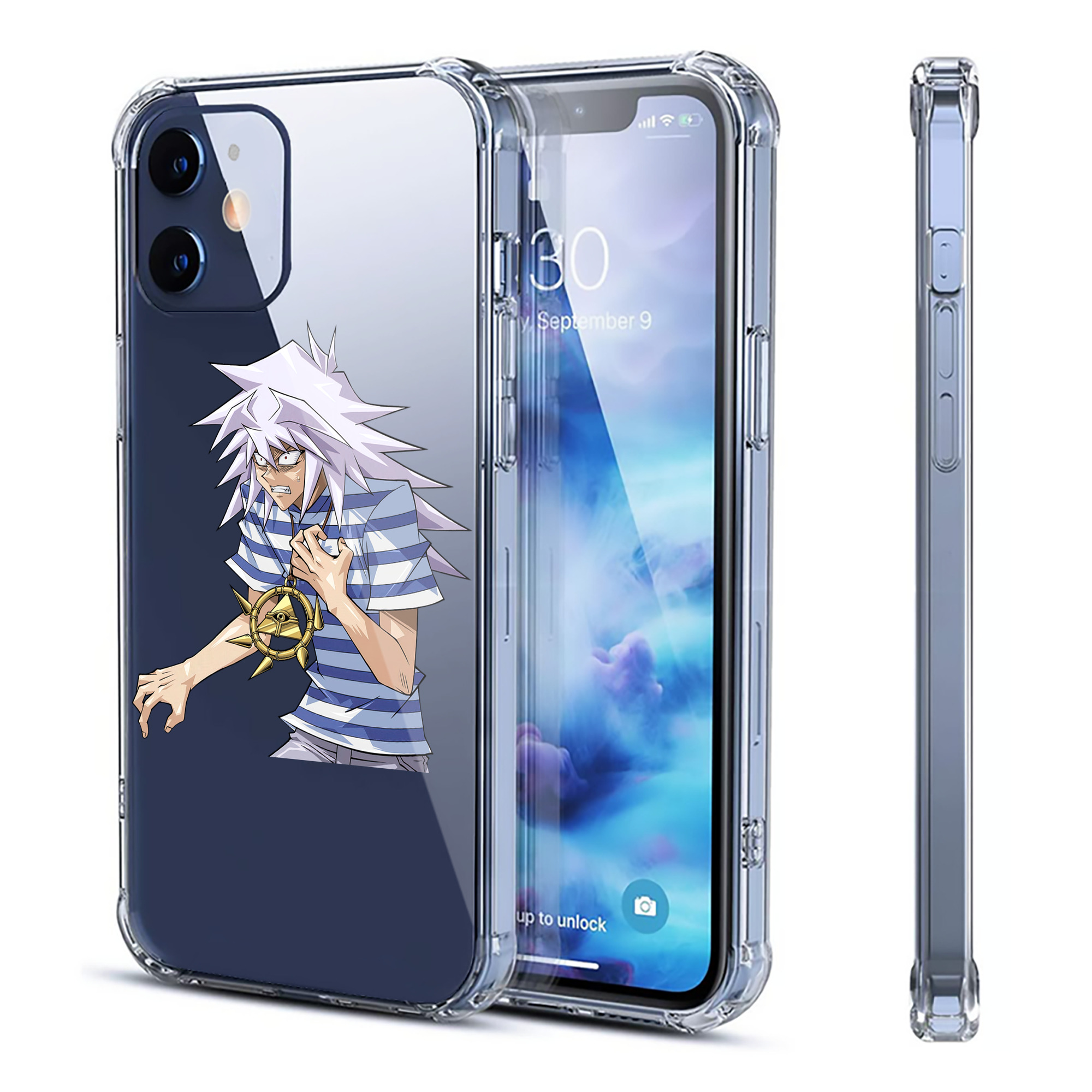 （画像用） 遊☆戯☆王 Yu-Gi-Oh! 【iPhone 12シリーズ対応】透明スマホケース（クリアソフトケース）